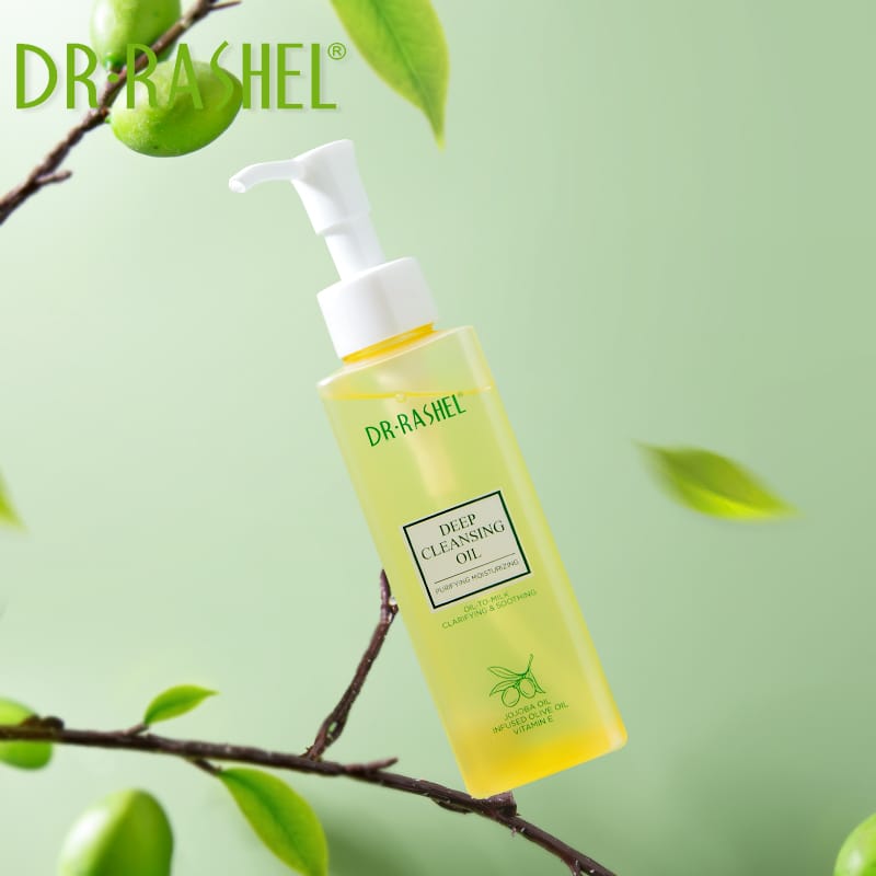 DR.Rashel Deep Cleansing Oil Make Up Remover Jojoba Oil Infused Olive Oil Vitamin E 135ml